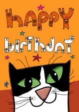 Happy Birthday Kushi Cat card created by Sunny and Pea