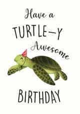 have turtle Birthday Card 21528 created by Sophie Kent Illustration