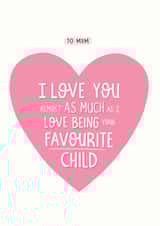 For Mum Mother's Day Mothers Day Card 16228 created by Inky in the Wild