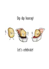 dip dips Congratulations Card 19424 created by Eleanor Illustrates
