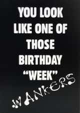 wank cum Birthday Card 37328 created by The Insult Emporium