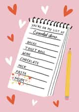 essential essential items Mothers Day Card 48338 created by Jennifer Protheroe