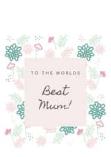 best mum mum Mothers Day Card 21896 created by Lindsay Griffiths