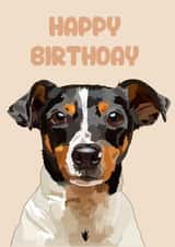 Dog Animal Birthday Card 20883 created by @annaelizabethdesigns