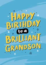 Brilliant Grandson Birthday Card created by Macie Dot Doodles