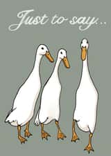 white runner Just because Card 21885 created by AmyJanePortraits