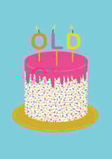 cheeky old Birthday Card 21535 created by Sasha Pretoria Design