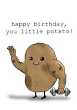 workout gym Birthday Card 20319 created by Cumbertoons