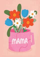 mama mum Mothers Day Card 47923 created by Little Mint Prints