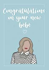 bebe baby New Baby Card 21960 created by Pastel Pineapple