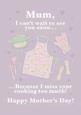 miss you mum Mothers Day Card 20754 created by Little Eden Studio