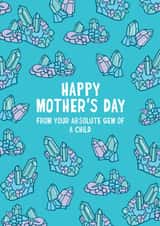 Pastel Gem Crystal Mother's Day card created by Mythokell