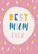 confetti contemporary Mothers Day Card 11331 created by Family Designs