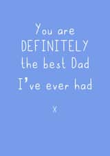 father dad Father's Day Card 48150 created by SP Designs