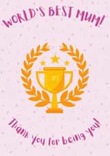 confetti best mum Mothers Day Card 21725 created by Fran Caines