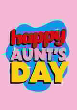 auntie aunty Birthday Card 18042 created by Amy Watkinson