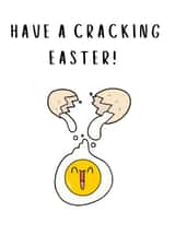 cracking pun Easter Card 21726 created by Fran Caines