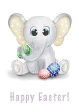 Easter baby elephant created by Ri