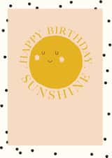Cute sunshine birthday card created by DOTS + STRIPES