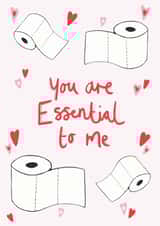 cute and funny valentine's day toilet paper card   created by Holly Parkhouse Design