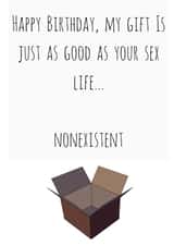 empty nonexistent Birthday Card 48440 created by Foxy Loczy