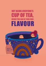 cup of tea flavour Just because Card 21964 created by Odara Rumbol