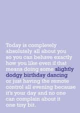 birthday for him Birthday Card 21388 created by The Right Lines