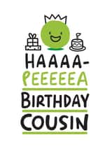 cousin pun Birthday Card 4740 created by Conor Rawson