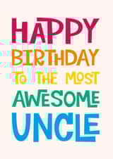 Uncle Birthday Card created by Poppy Lane