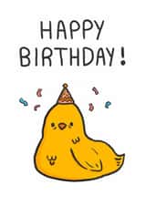 Party Duck Birthday Card created by RadishandDuck
