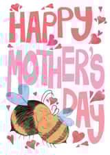 bee cute Mothers Day Card 12283 created by Half Pint Print