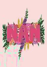 Pretty Mothers Day Card - Nan - Flowers created by Jessica Morgan-Helliwell