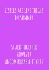 Sisters Birthday Celebration Card created by Jonesy Cards