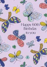 60th birthday butterfly created by Sazerelli Designs