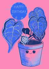 plant plant lover Birthday Card 21978 created by In rainbows