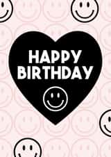 Heart Smiley face Card 48535 created by Katierldesigns