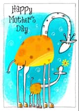 Happy Mother's Day, cute Giraffe card created by Shereen M Designs