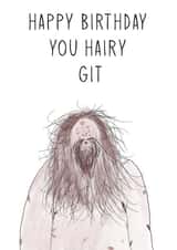 scruffy git Birthday Card 21982 created by Cheeky Cards by Ginger