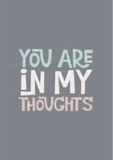 Sympathy, Thinking of you card created by Poppy Lane