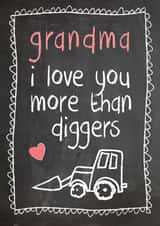 grandma diggers Mothers Day Card 15259 created by Mad Philomena
