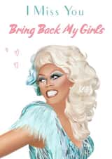 Miss you Rupaul Thinking of you Card 18114 created by Sarah Stephenson