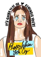 Lana del Rey Card created by Charlie Bungay