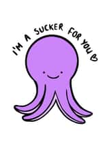 Sucker for you Card created by AMS Graphics