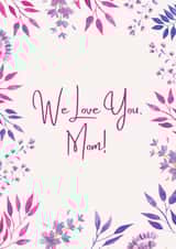 pretty pink Mothers Day Card 46972 created by ItsOnlyJonty
