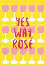 rose rose wine Birthday Card 21539 created by Sasha Pretoria Design