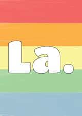 La gay Just because Card 21979 created by Arr Cards