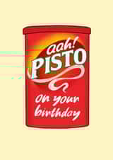 Aah! Pisto on your birthday! created by Full of beans