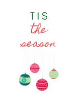 Tis the Season Christmas Card created by Briggs designs