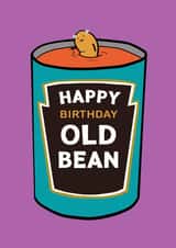 old bean bean Birthday Card 17046 created by Kewl cards