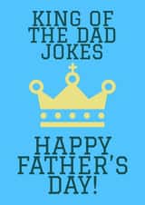 kind dad joke Father's Day Card 35370 created by Knees-up!
